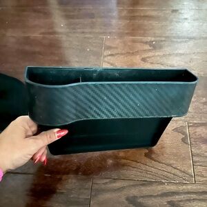 Car Seat Organizer with Car Cup Holder, Car Seat Gap Filler Storage caddy (set)